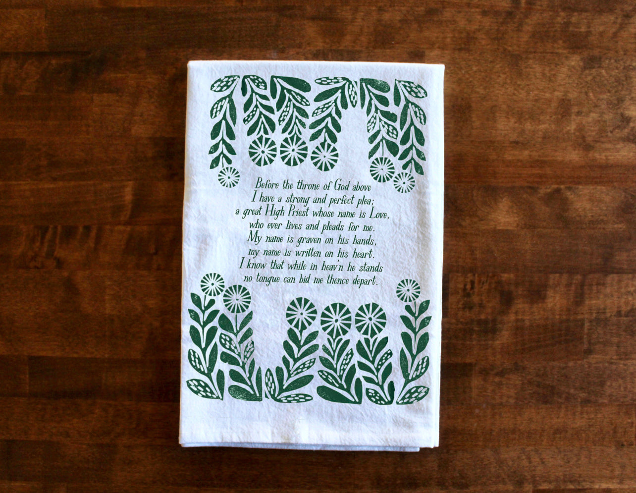 Before the Throne of God Above | Hymn Tea Towel