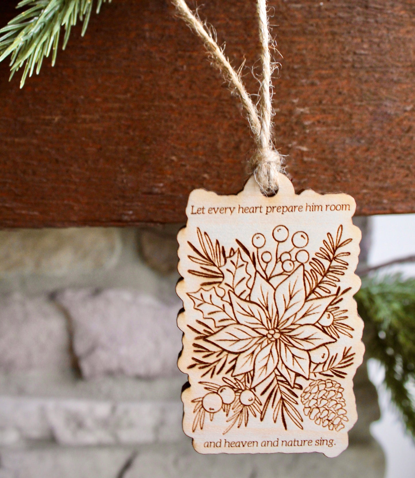 Let Every Heart Prepare Him Room | Wooden Ornament