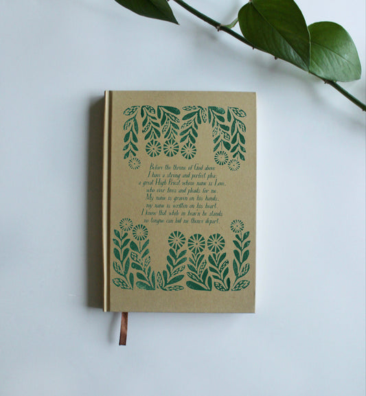 Before the Throne of God Above | Hardcover Journal