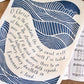 The Sands of Time Are Sinking | Hymn Tea Towel